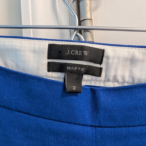 J Crew Martie Skinny Ankle Blue Women's Pants - Picture 3 of 5